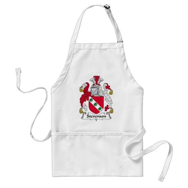 Stevenson Family Crest Standard Apron (Front)