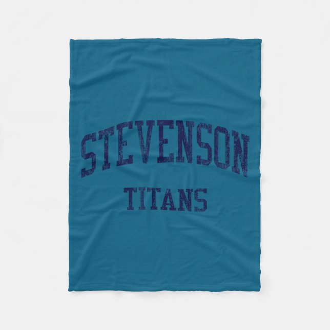 Stevenson high school hs sterling heights mi fleece blanket (Front)