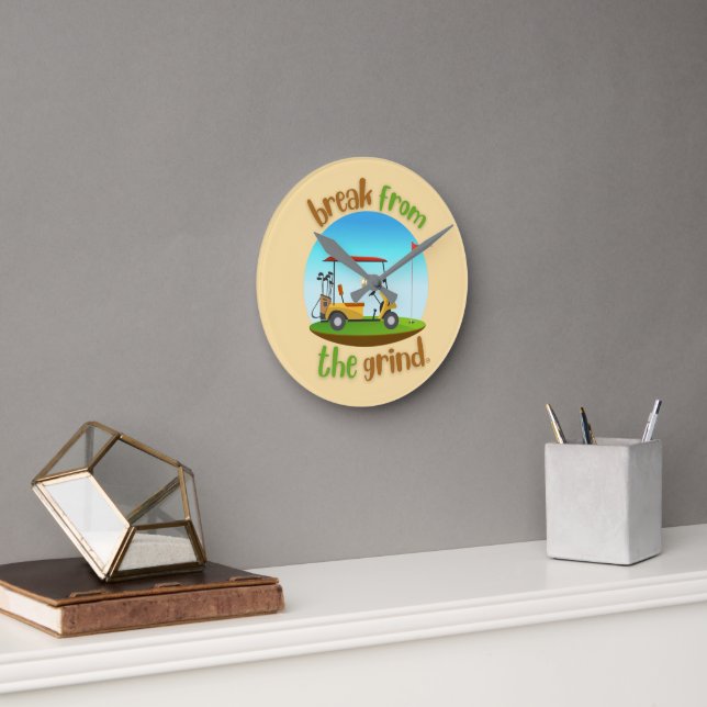 Steve's Golf Cart BFTG Clock (Office)