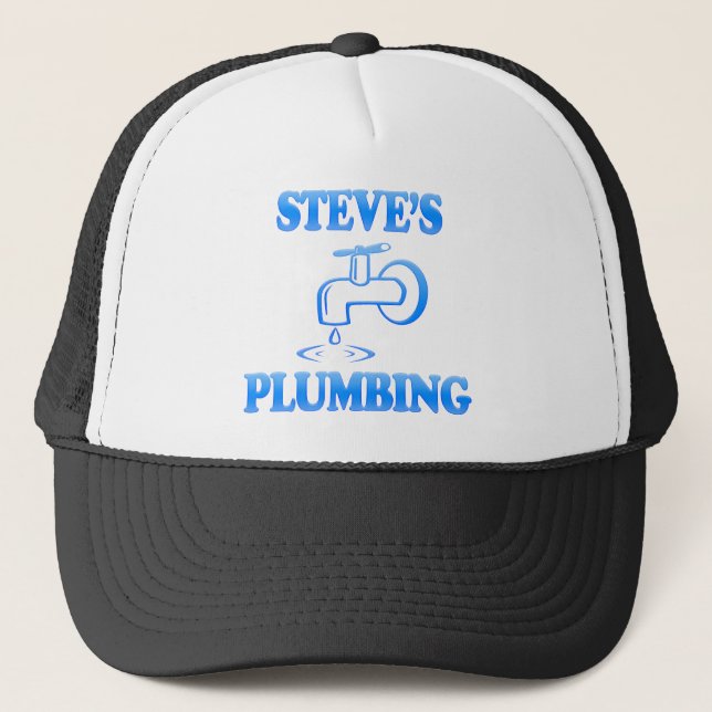Steve's Plumbing Trucker Hat (Front)