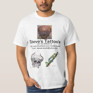Steve's Tattoo's promo shirt