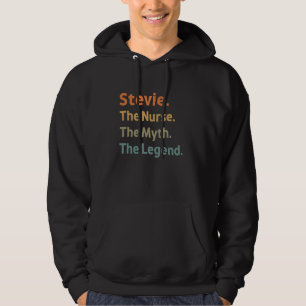 Stevie The Nurse The Myth The Legend Funny Vintage Hoodie