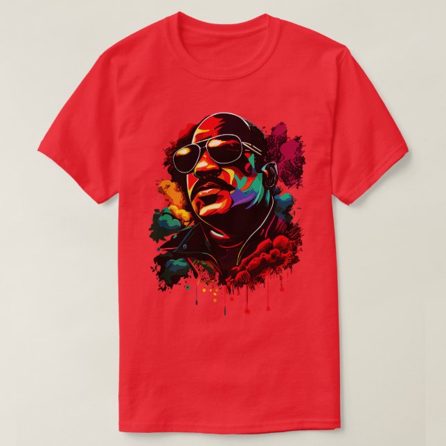 Stevie Wonder 1 T-Shirt (Design Front)