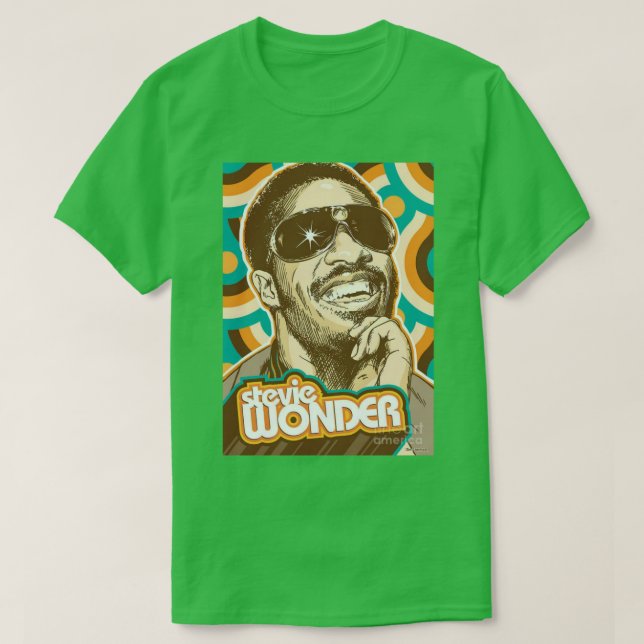 Stevie Wonder High Quality Design 1 T-Shirt (Design Front)