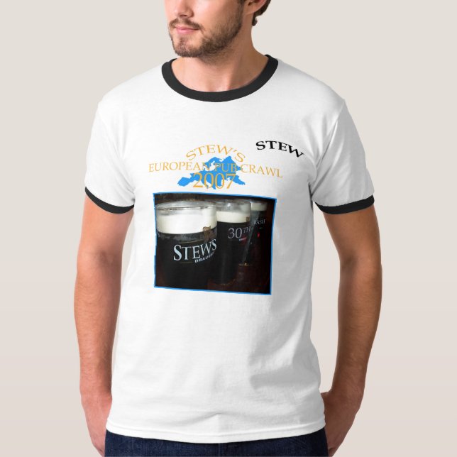 STEW FINAL euro pub crawl shirt (Front)
