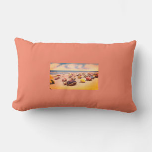 Steward Beach, Galveston, Texas Lumbar Cushion