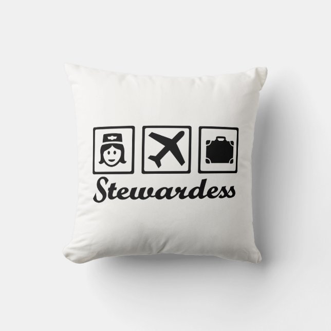 Stewardess aeroplane cushion (Front)