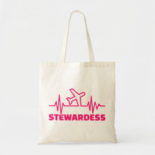 Stewardess frequency tote bag