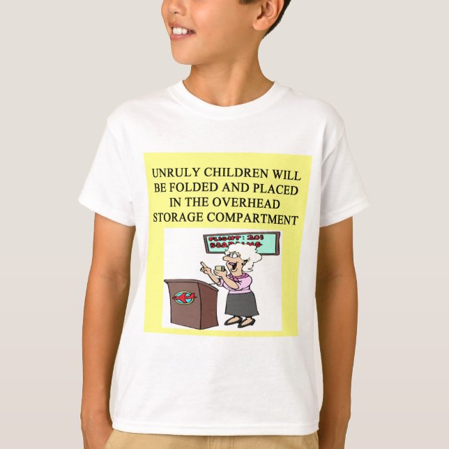 stewardess joke T-Shirt (Front)