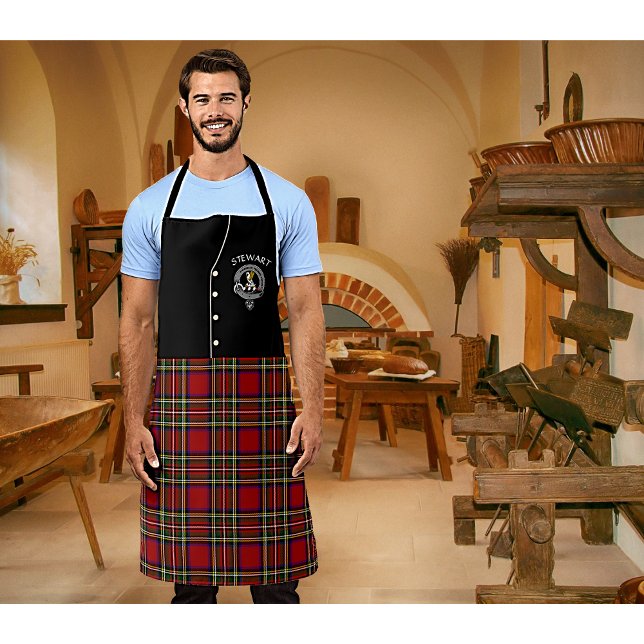 Stewart Clan Badge & Tartan Kilt Apron (Creator Uploaded)
