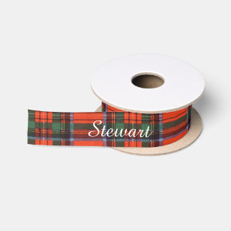 Stewart clan Plaid Scottish tartan Satin Ribbon