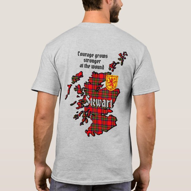 Stewart Clan T-Shirt (Back)
