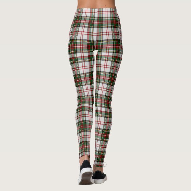 Stewart Clan Tartan Leggings (Back)