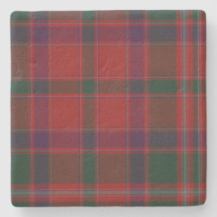 Stewart Clan Tartan Plaid Stone Coaster