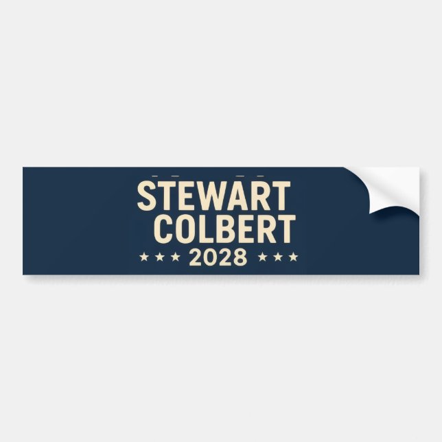 Stewart/Colbert 2028 Bumper Sticker (Front)