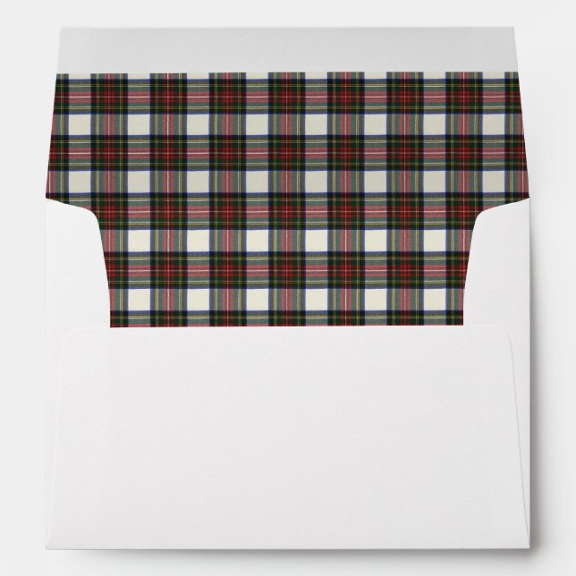 Stewart Dress Modern Tartan  Envelope (Back (Bottom))