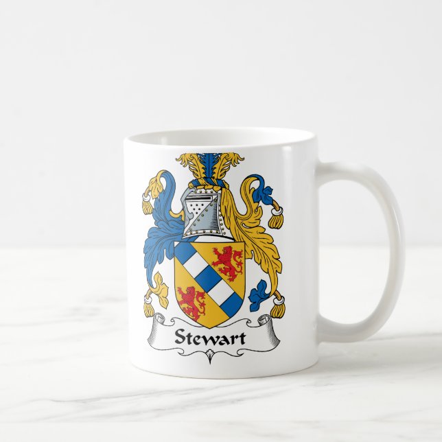 Stewart Family Crest Coffee Mug (Right)