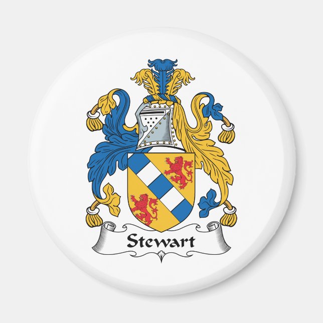 Stewart Family Crest Magnet (Front)