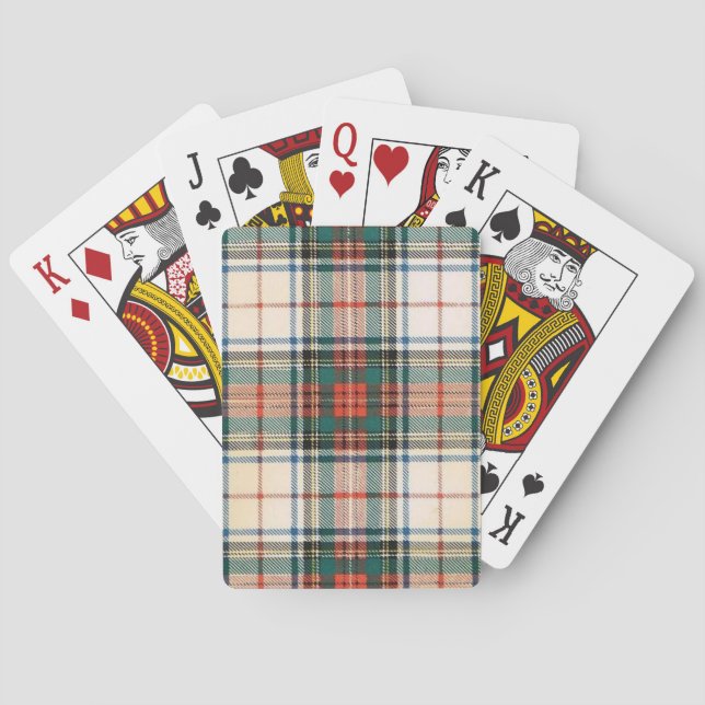 STEWART FAMILY DRESS TARTAN PLAYING CARDS (Back)