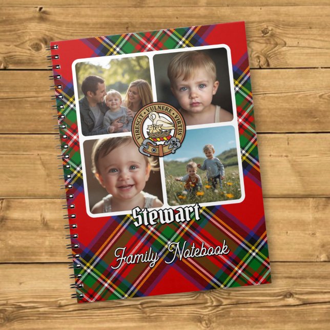 Stewart Family Photo Collage Notebook (Creator Uploaded)