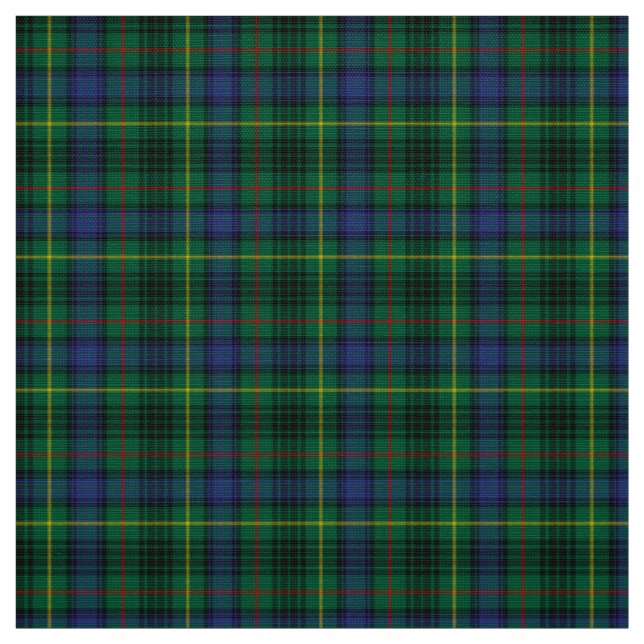Stewart Hunting Modern Tartan Fabric (Swatch)
