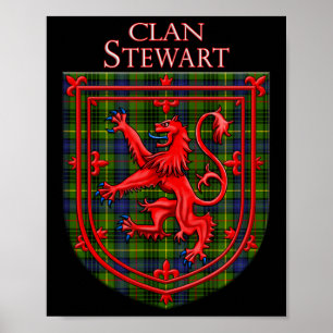 Stewart Hunting Tartan Scottish Plaid  Poster