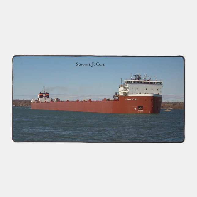 Stewart J. Cort desk mat (Front)