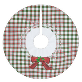 Stewart King George Festive Plaid Tree Skirt