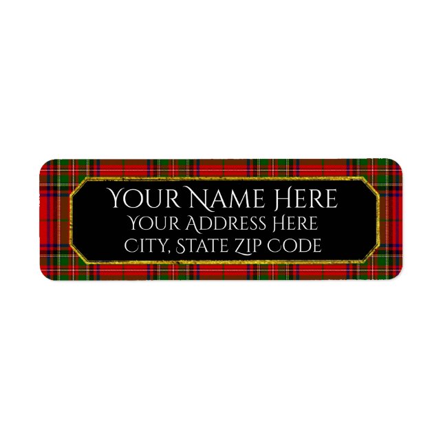 Stewart Plaid Personalise (Front)