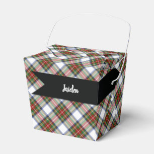 Stewart Royal Dress Plaid Scottish Pattern Favour Box