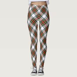 Stewart Royal Dress Plaid Scottish Pattern Smaller Leggings