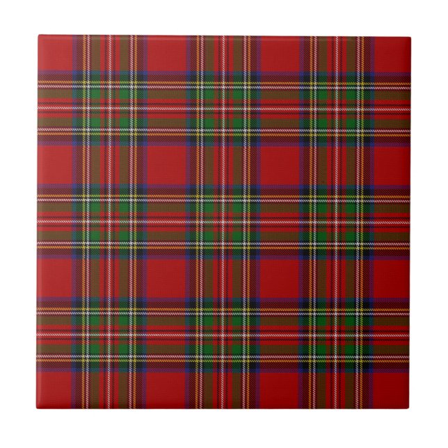Stewart Royal Tartan Tile (Front)