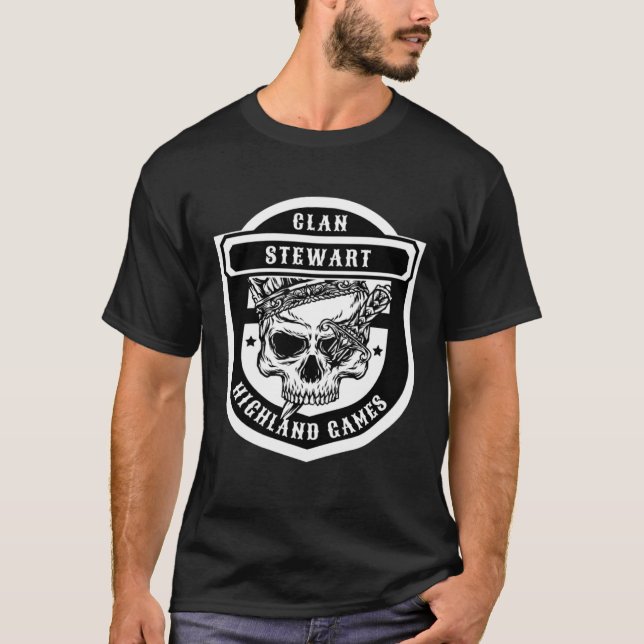 Stewart Scottish Clan Games T-Shirt (Front)