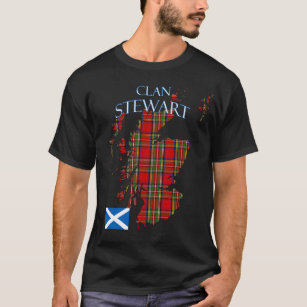 Stewart Scottish Clan Tartan Scotland T-Shirt