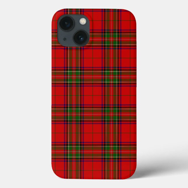 Stewart / Stuart tartan red green plaid Case-Mate iPhone Case (Back)