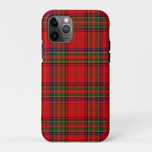 Stewart / Stuart tartan red green plaid Case-Mate iPhone Case