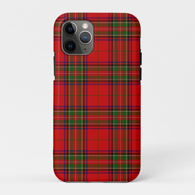 Stewart / Stuart tartan red green plaid Case-Mate iPhone Case (Back)
