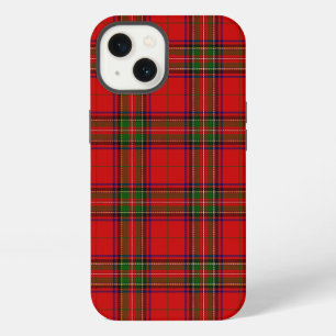 Stewart / Stuart tartan red green plaid iPhone 13 Case