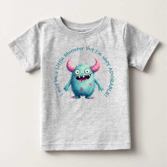 Stewart: The Adorable Little Monster  Baby T-Shirt (Front)