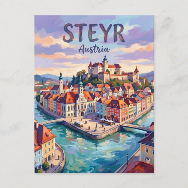 Steyr Austria Postcard (Front)