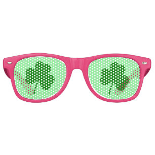 STI. PATRICK'S DAY CLOVER SUNGLASSES