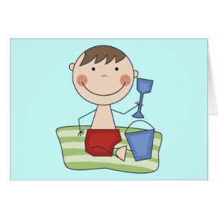 Stick Boy at Beach Tshirts and gifts