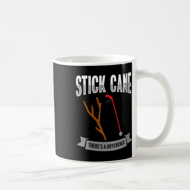 Stick Cane Theres Different - Blindness Awareness  Coffee Mug (Right)