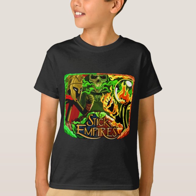 Stick Empires - The 3 Empires T-Shirt (Front)