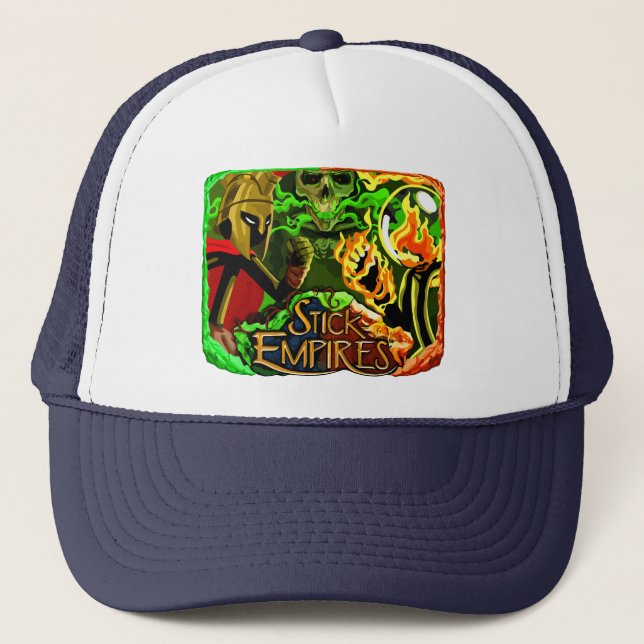 Stick Empires - The 3 Empires Trucker Hat (Front)