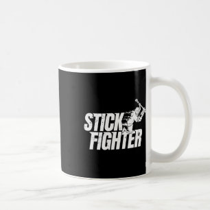 Stick Fighter Mens Lacrosse Shirt For Boys Lacross Coffee Mug