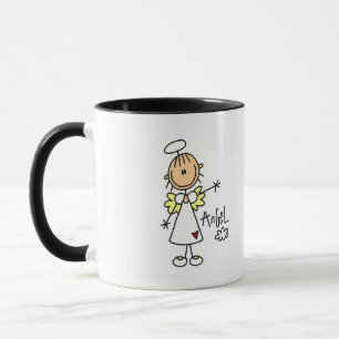 Stick Figure Angel T-shirts and Gifts Mug