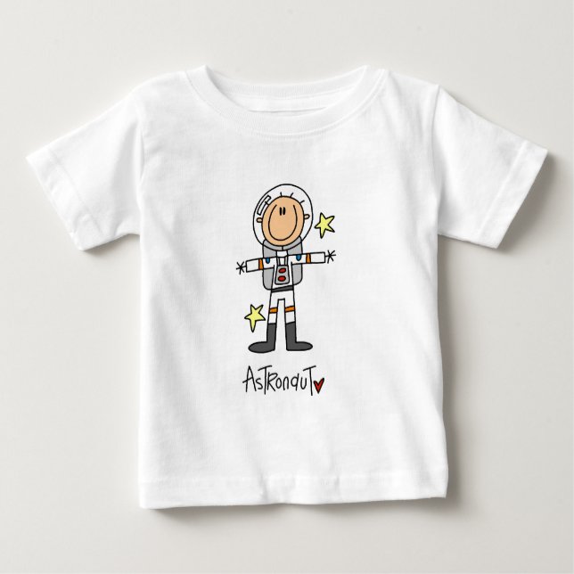 Stick Figure Astronaut T-shirts and Gifts (Front)