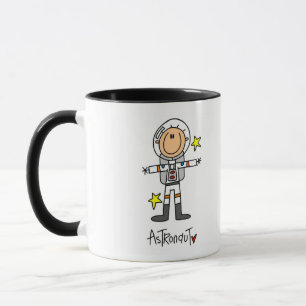 Stick Figure Astronaut T-shirts and Gifts Mug