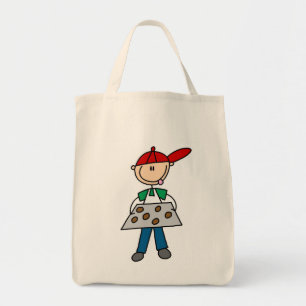 Stick Figure Baking Cookies Tote Bag